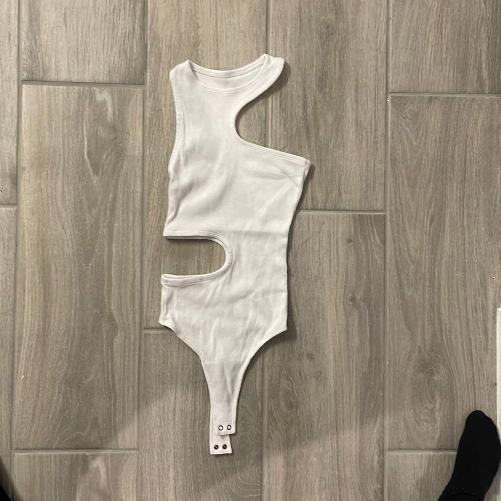 Abercrombie asymmetrical cutout bodysuit